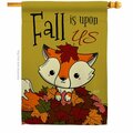 Patio Trasero 28 x 40 in. Fall is Upon Us House Flag with Harvest & Autumn Double-Sided Vertical Flags  Banner PA3910419